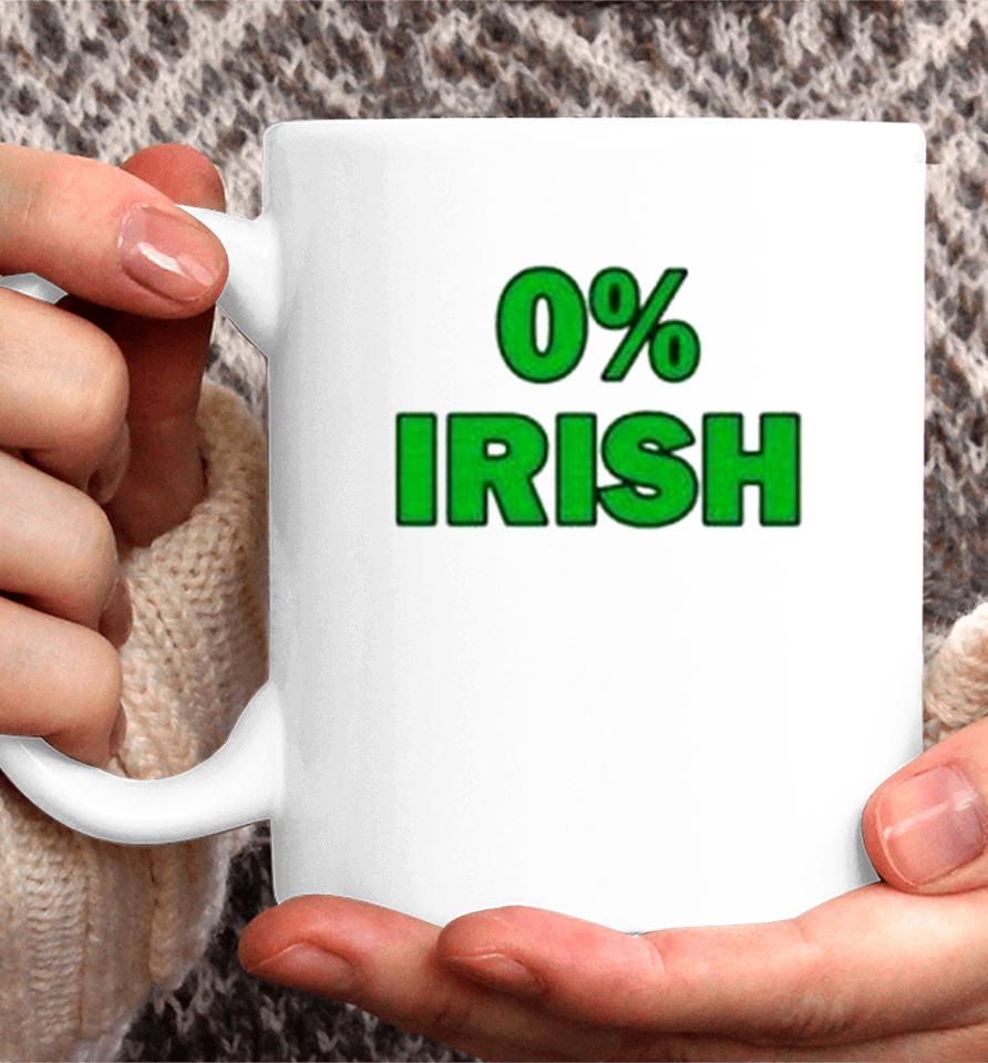 0% Irish St Patrick’s Day Coffee Mug