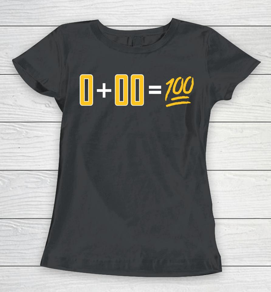 0+0=100 Women T-Shirt