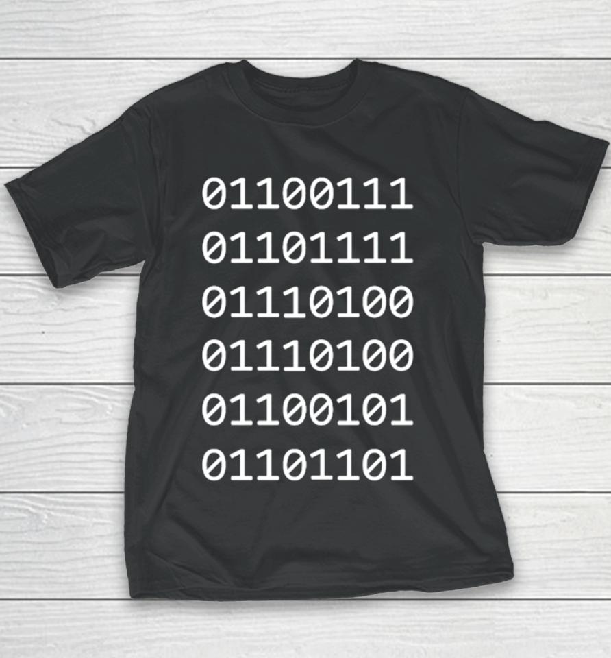 01101101 Binary Gottem Youth T-Shirt