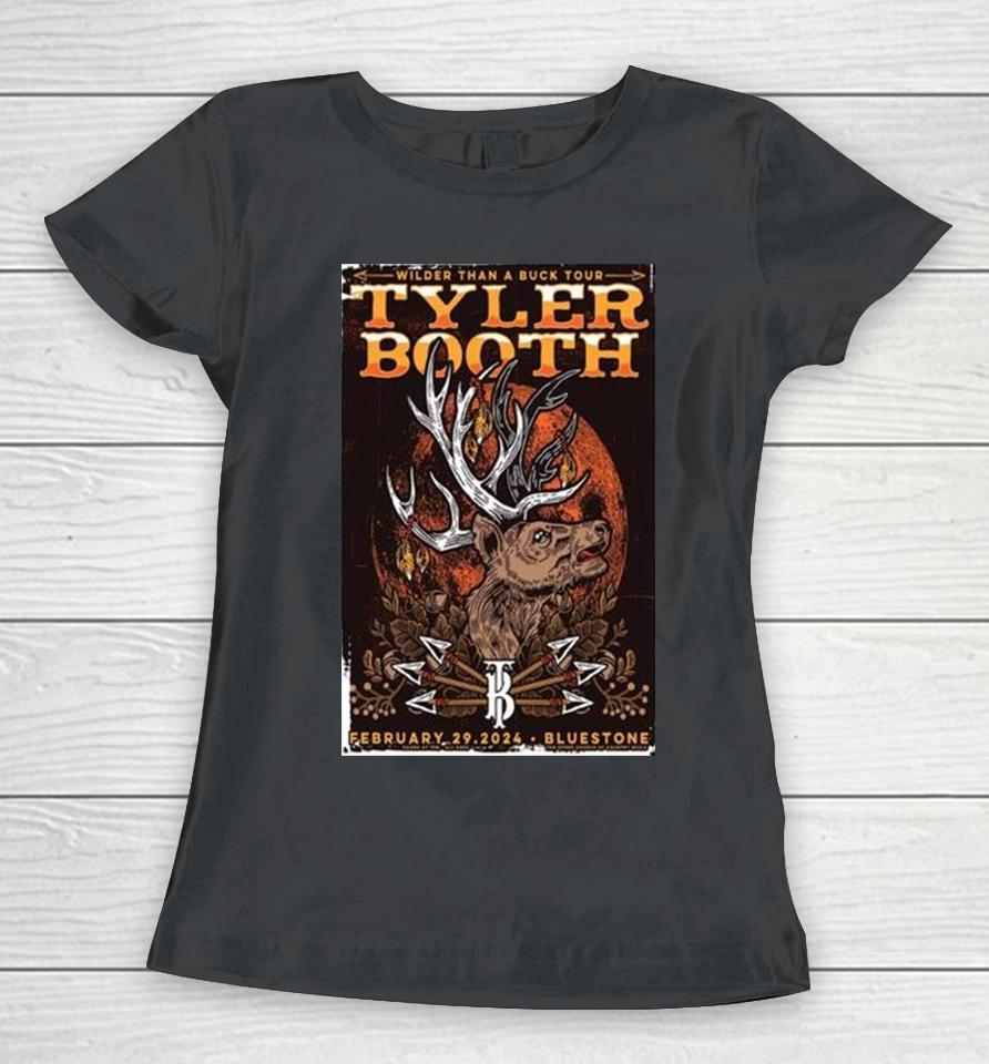 02 29 2024 Tyler Booth Show Bluestone, Columbus Women T-Shirt