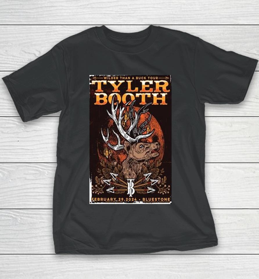 02 29 2024 Tyler Booth Show Bluestone, Columbus Youth T-Shirt