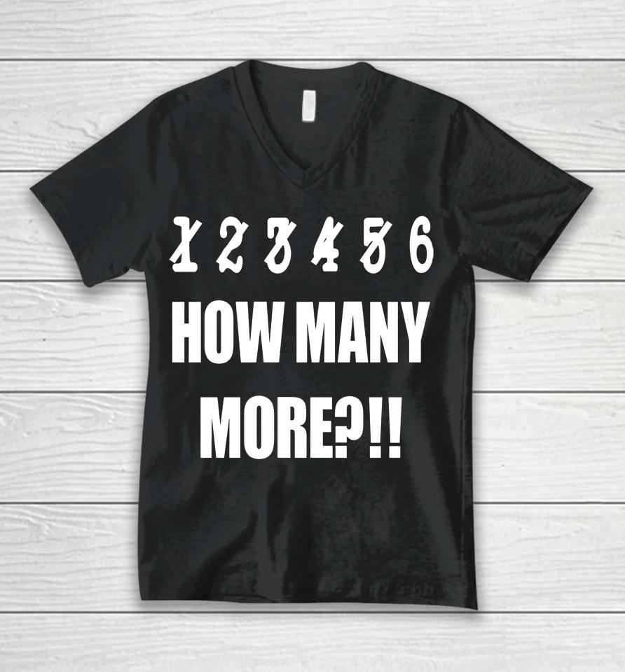 1 2 3 4 5 6 How Many More Unisex V-Neck T-Shirt