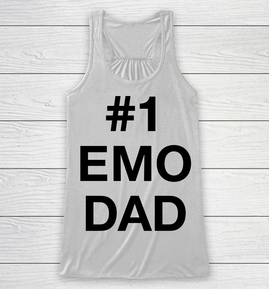#1 Emo Dad Racerback Tank