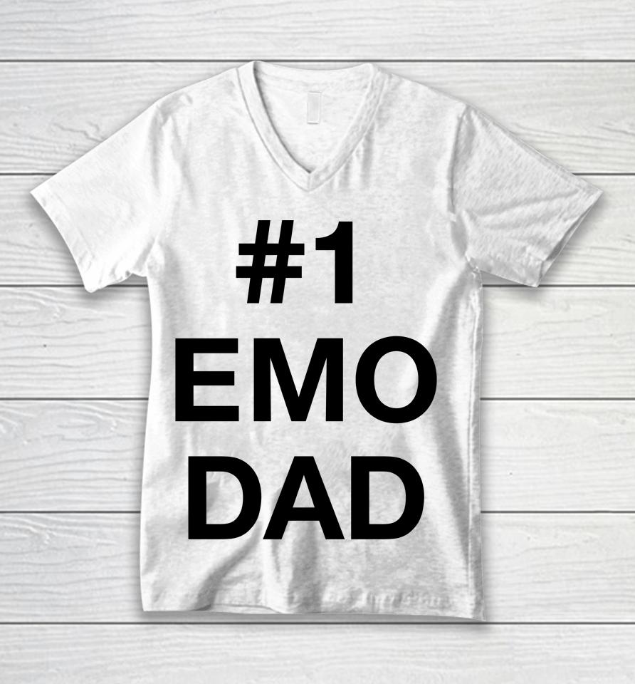 #1 Emo Dad Unisex V-Neck T-Shirt