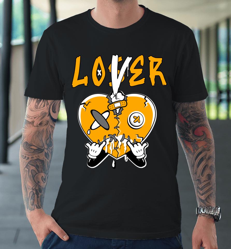 1 High Og Yellow Toe Tee Loser Lover Heart Og Yellow Toe 1S Premium T-Shirt