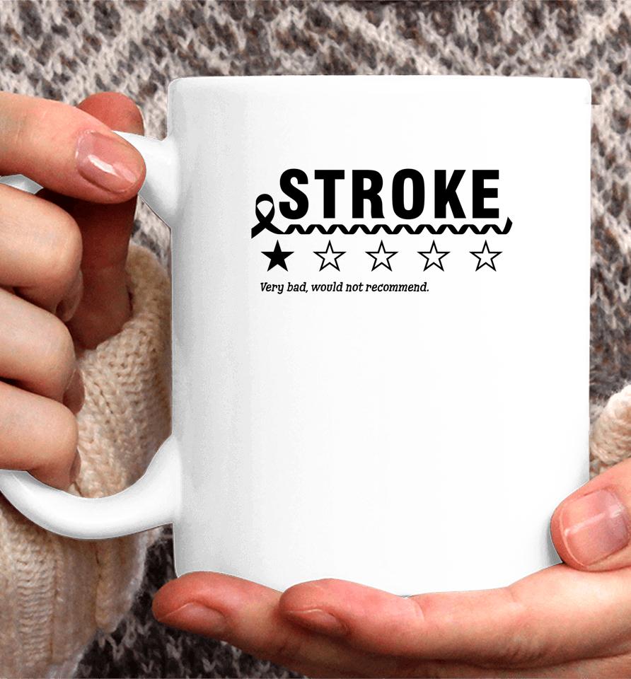 1 Star Rating Stroke Awareness Funny Fighter Coffee Mug