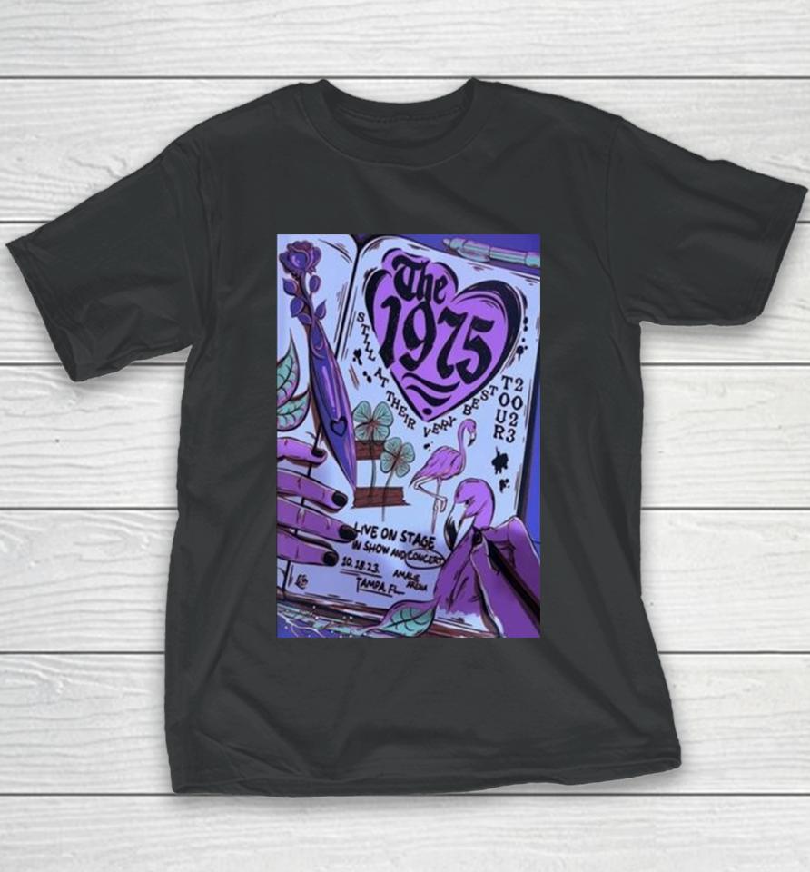 10 18 2023 The 1975 Amalie Arena Tampa Fl Youth T-Shirt