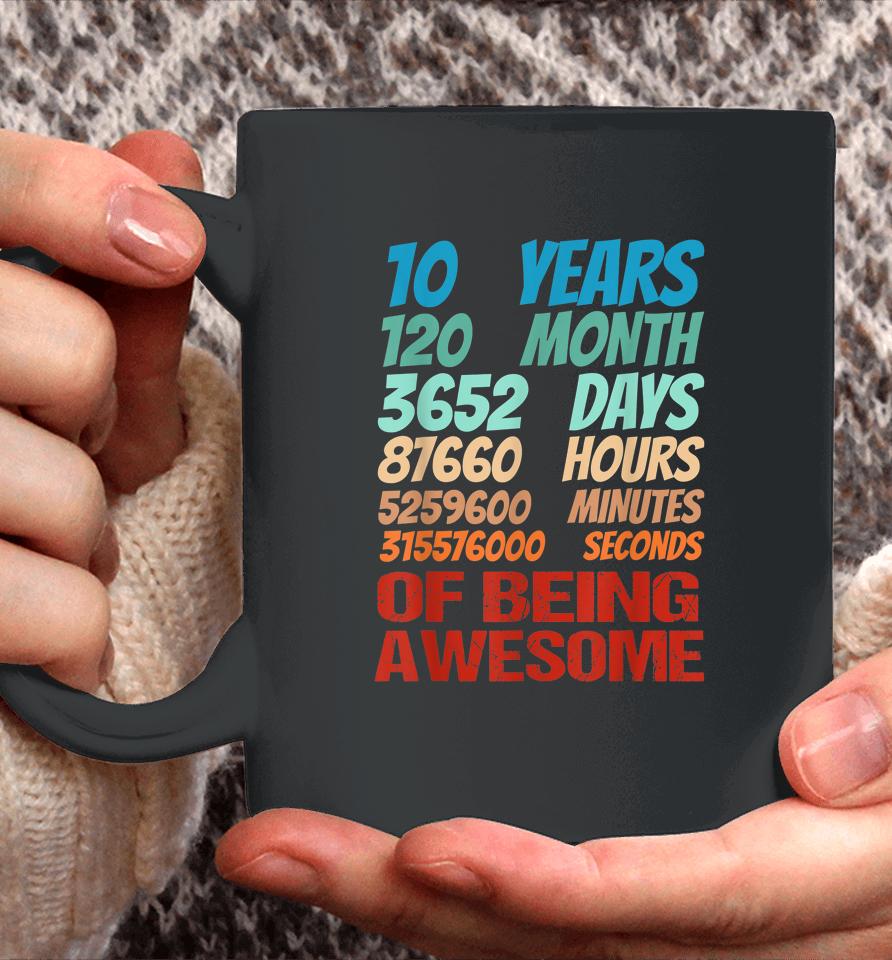 10 Years Old 10Th Birthday Boy Girl 10Th Birthday Coffee Mug