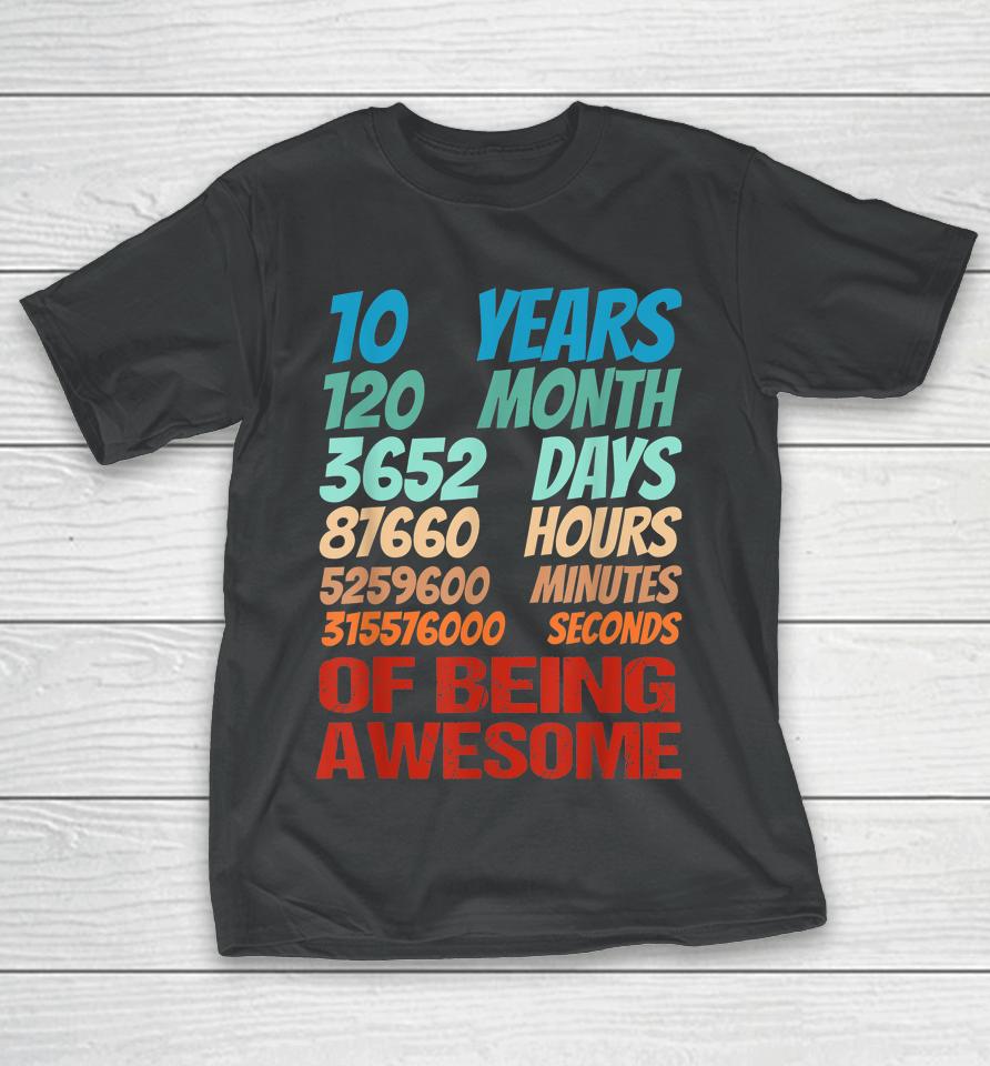 10 Years Old 10Th Birthday Boy Girl 10Th Birthday T-Shirt
