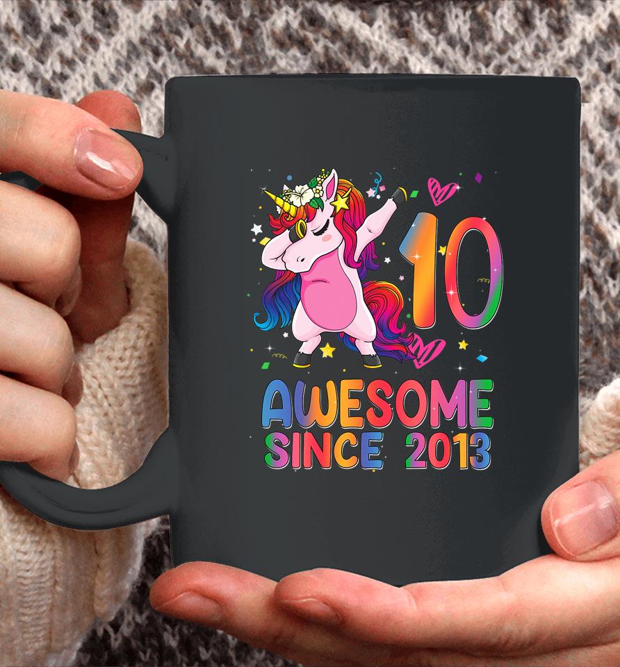 10 Years Old Gifts Unicorn Dabbing 10Th Birthday Girl Teens Coffee Mug
