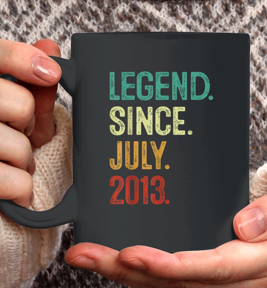 10 Years Old Legend Since July 2013 10Th Birthday Coffee Mug