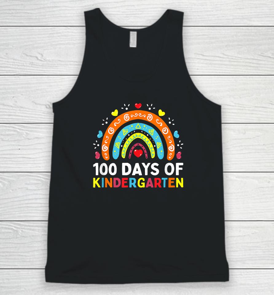 100 Days Of Kindergarten School Teacher Unisex Tank Top