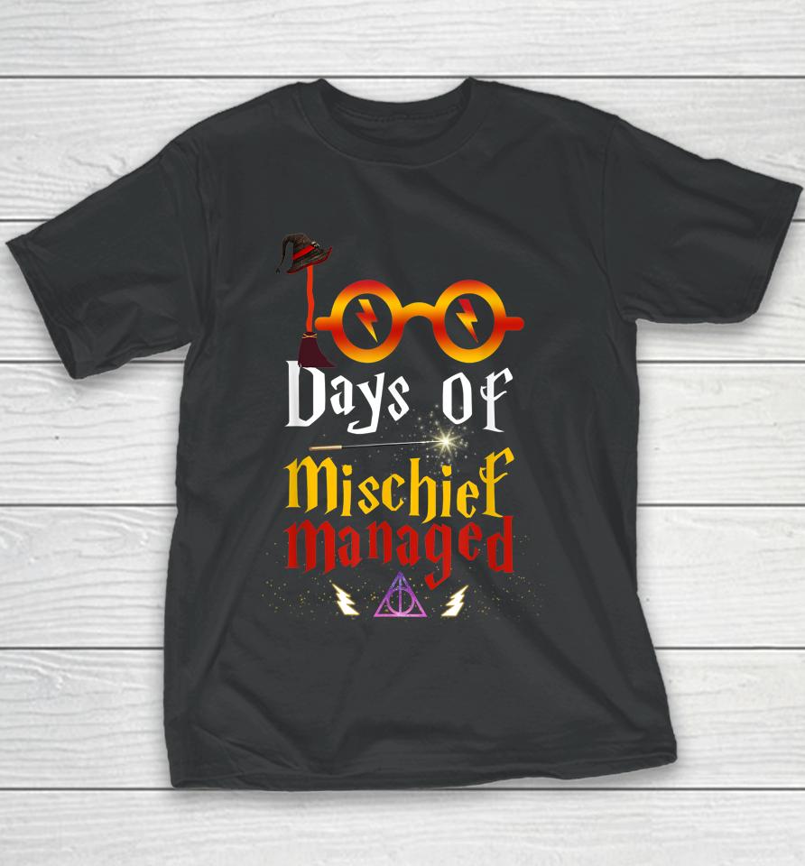 100 Days Of Mischief Managed Youth T-Shirt