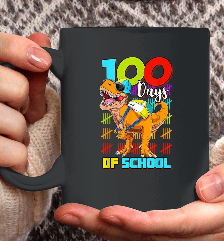 100 Days Of School Dinosaur Coffee Mug