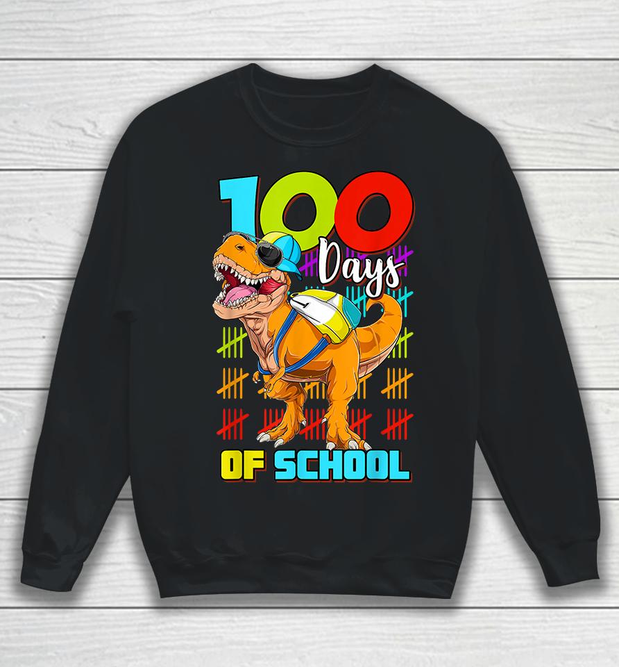 100 Days Of School Dinosaur Sweatshirt