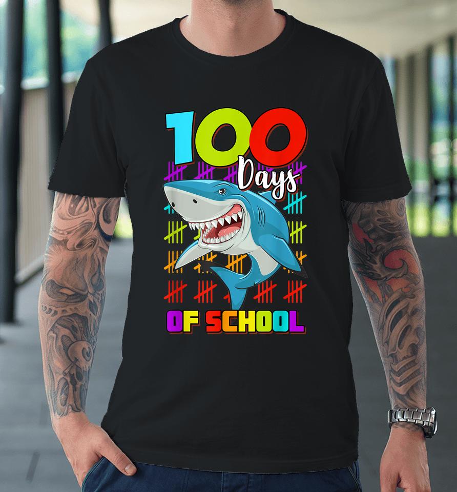 100 Days Of School Shark Premium T-Shirt