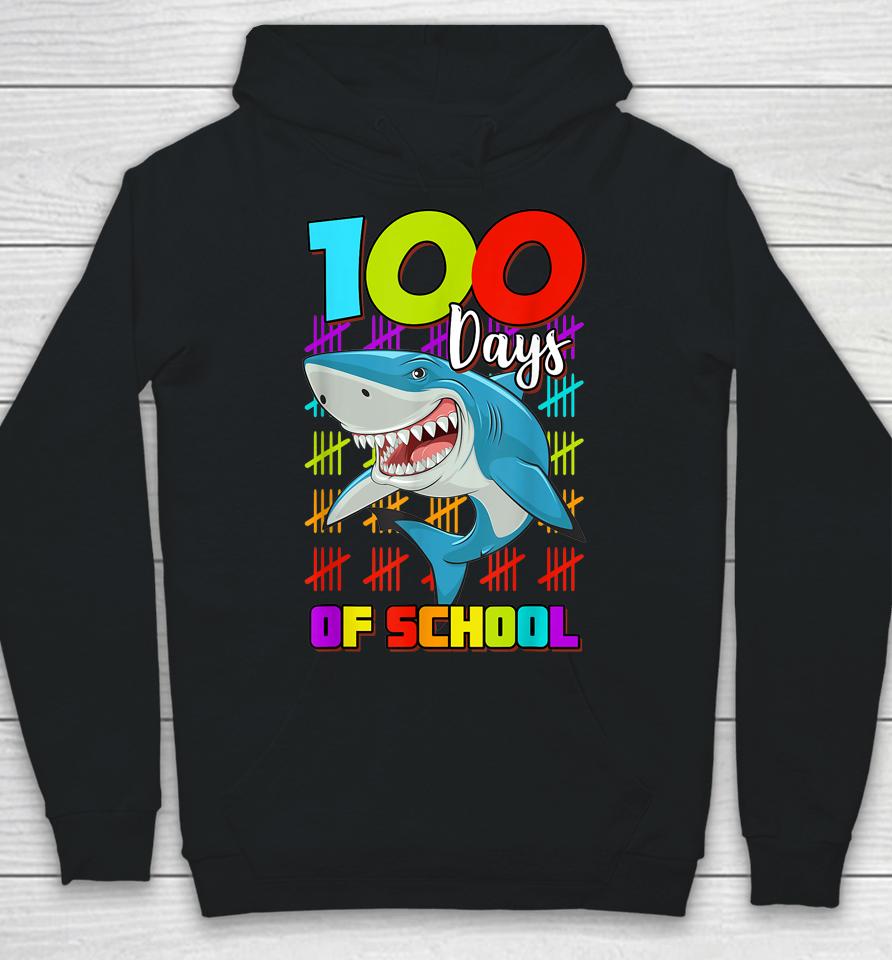 100 Days Of School Shark Hoodie