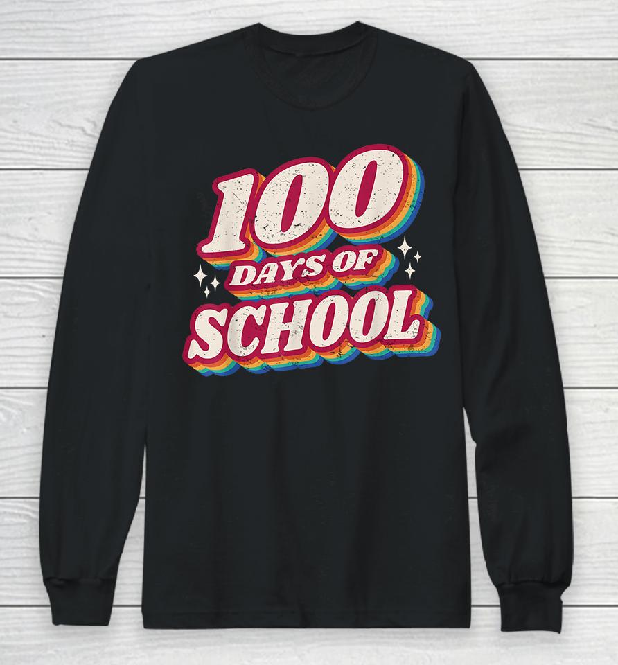 100 Days Of School Vintage Long Sleeve T-Shirt