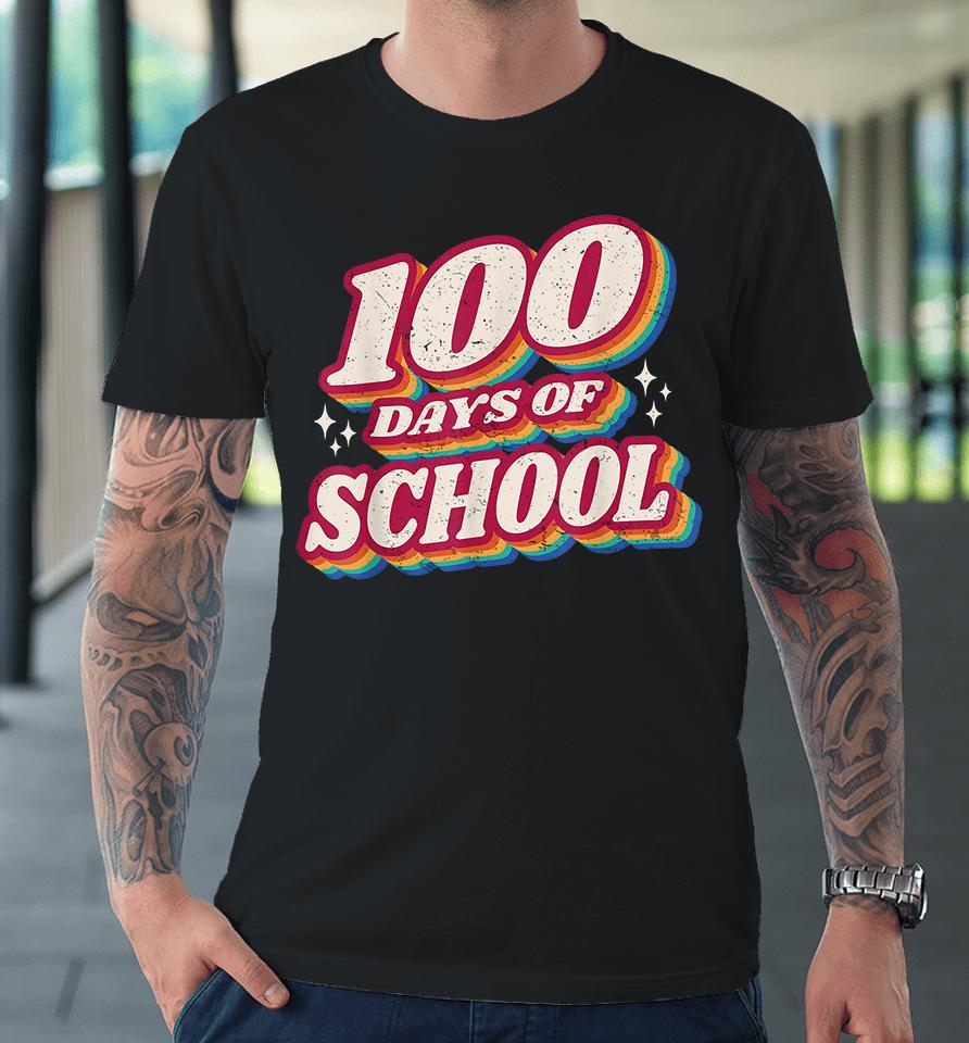 100 Days Of School Vintage Premium T-Shirt