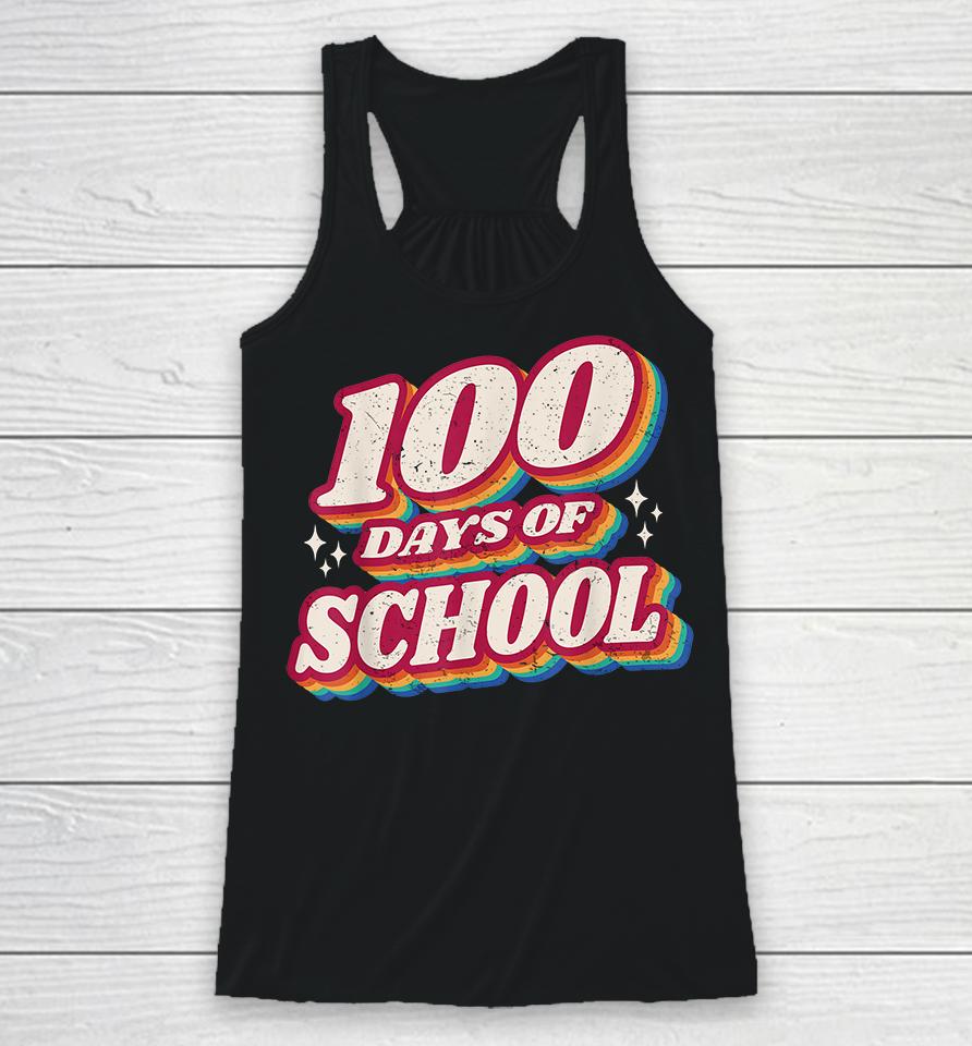 100 Days Of School Vintage Racerback Tank