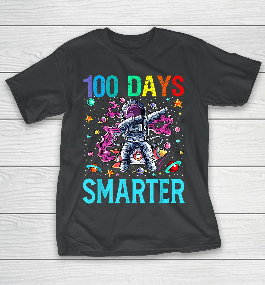 100 Days Smarter Astronaut Dabbing T-Shirt