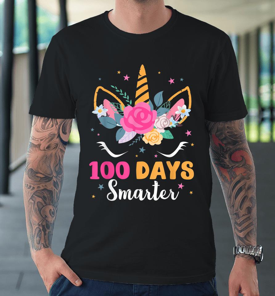 100 Days Smarter Unicorn Premium T-Shirt