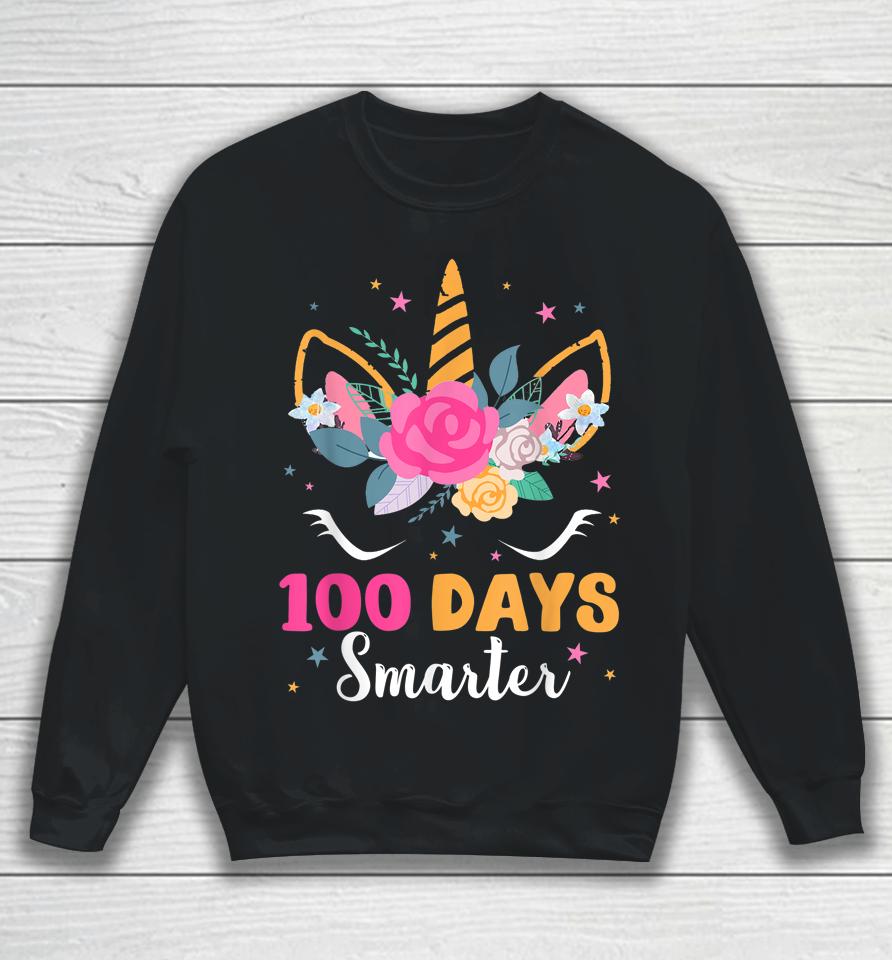 100 Days Smarter Unicorn Sweatshirt