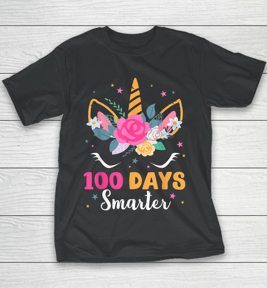 100 Days Smarter Unicorn Youth T-Shirt