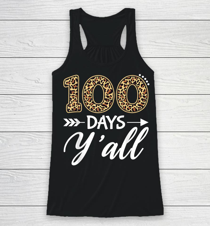100 Days Y'all Racerback Tank