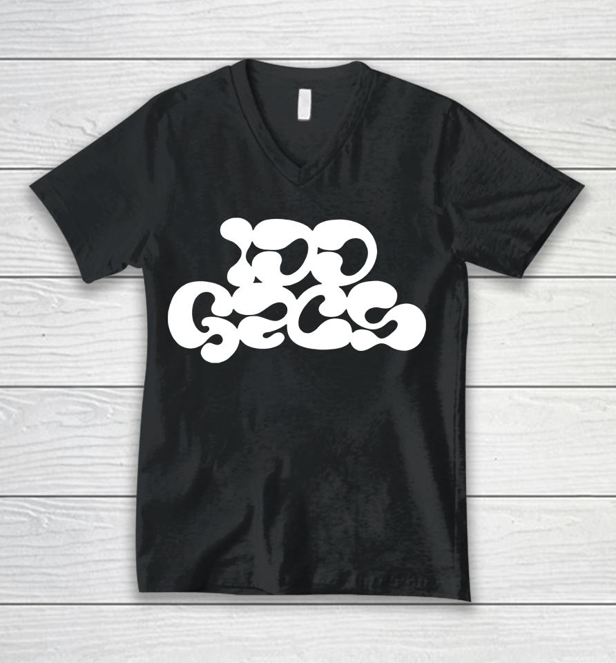 100 Gecs Store 100 Gecs Logo Unisex V-Neck T-Shirt