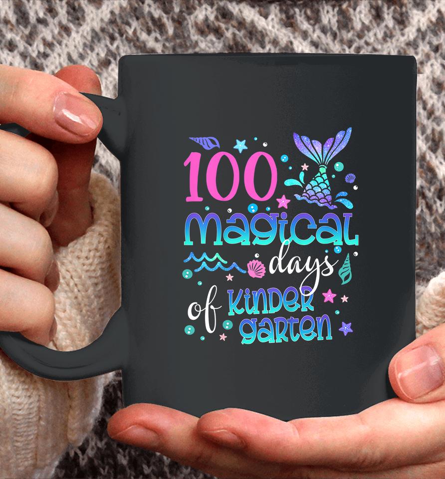 100 Magical Days Of Kindergarten Mermaid Coffee Mug