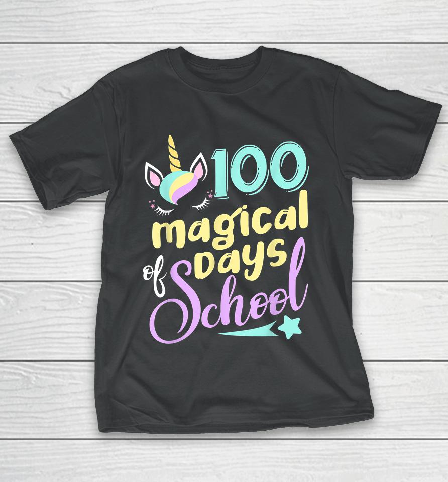 100 Magical Days Of School Unicorn T-Shirt