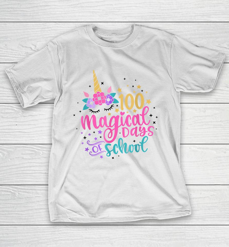 100 Magical Days Of School Unicorn T-Shirt