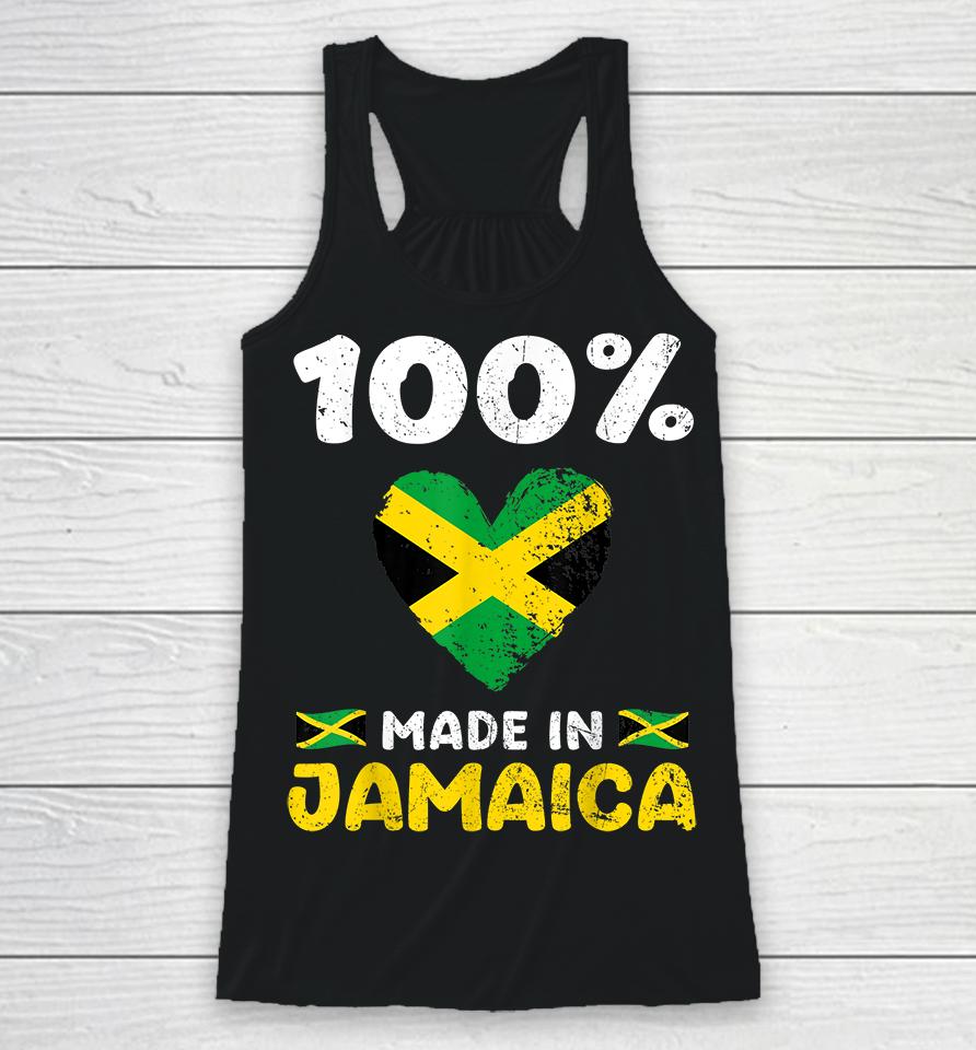 100 Percent Made In Jamaica Racerback Tank