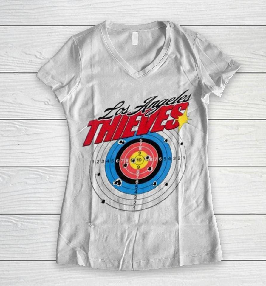 100 Thieves Merch Store Shop 100Thieves Target Women V-Neck T-Shirt