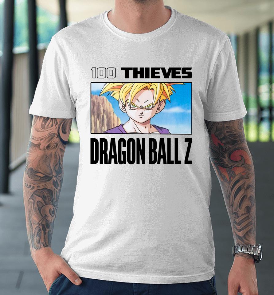 100 Thieves X Higround X Dragon Ball Z New Premium T-Shirt