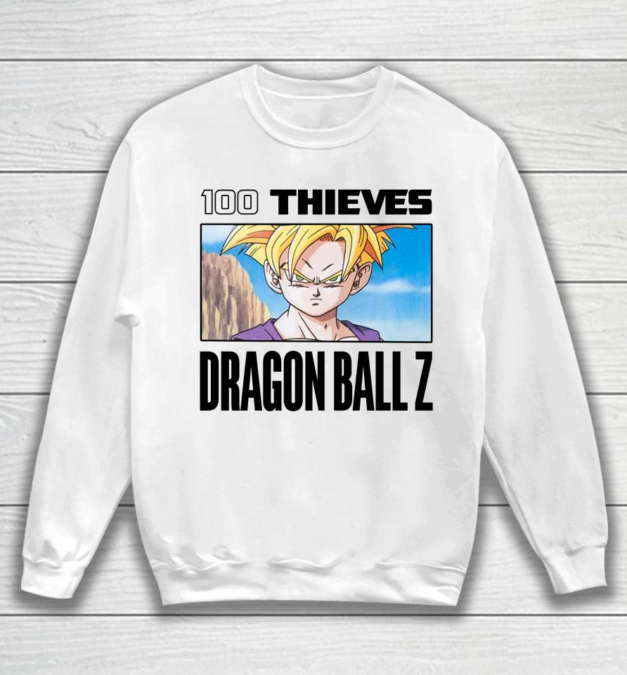 100 Thieves X Higround X Dragon Ball Z New Sweatshirt