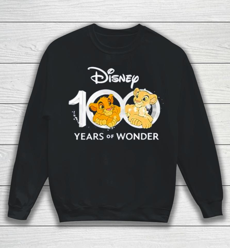 100 Years Of Wonder Nala Simba Logo Sweatshirt