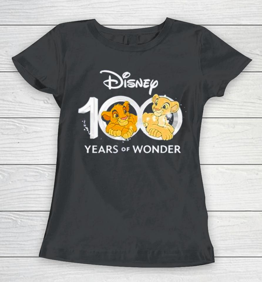 100 Years Of Wonder Nala Simba Logo Women T-Shirt