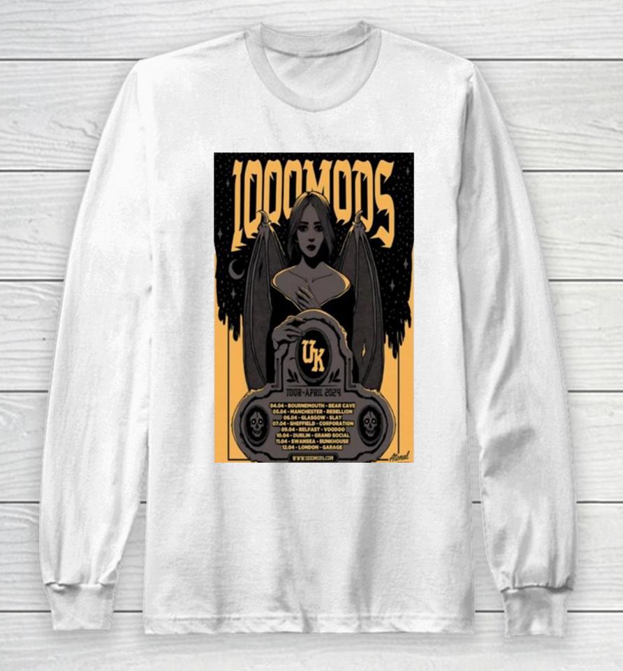 1000Mods Uk ’24 Tour Long Sleeve T-Shirt