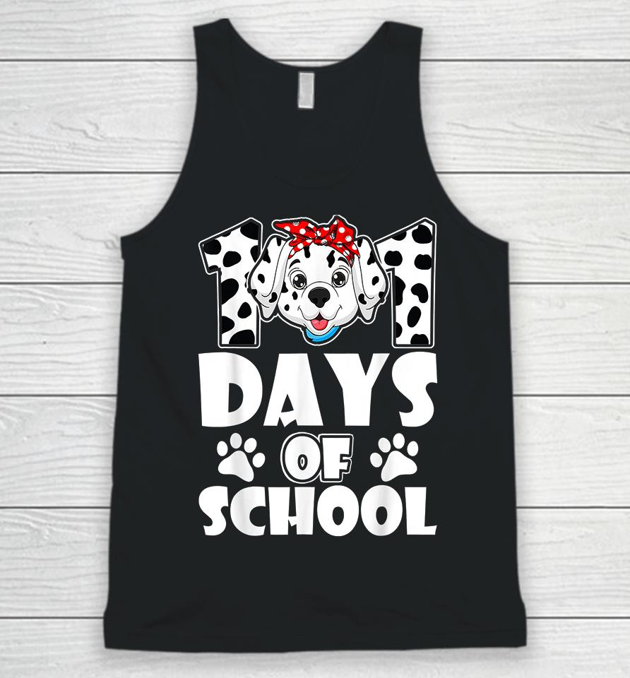 101 Days Of School Dalmatian Dog Unisex Tank Top