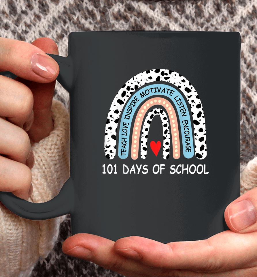 101 Days Of School Dalmation Dog Teachers Coffee Mug