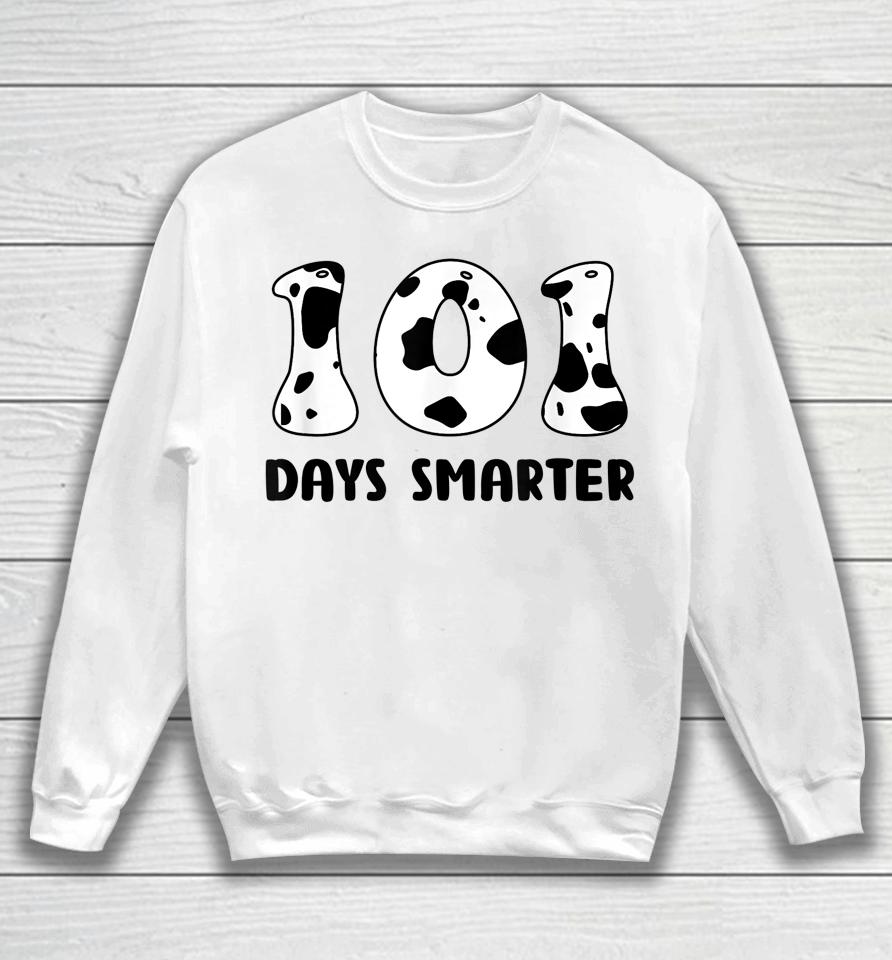 101 Days Smarter Dalmatian Dog Sweatshirt