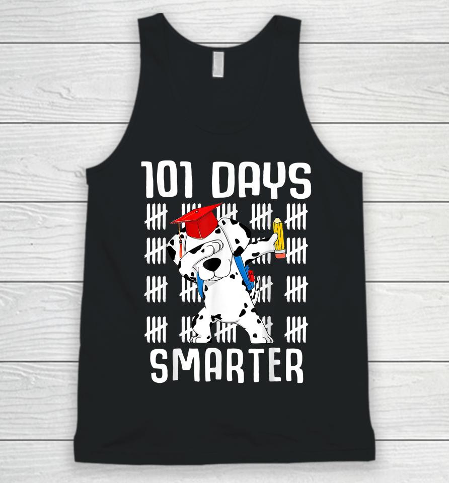 101 Days Smarter Dalmation Dog Teachers Unisex Tank Top