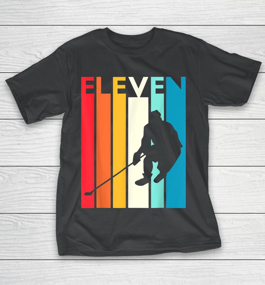 11Th Birthday Gifts Eleven Classic Hockey 11 Years Old T-Shirt