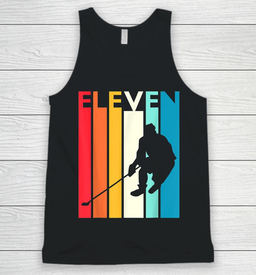11Th Birthday Gifts Eleven Classic Hockey 11 Years Old Unisex Tank Top