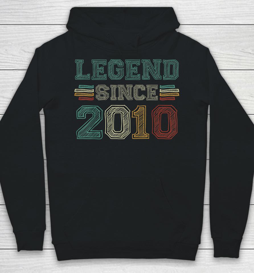 12 Years Old Legend Since 2010 12Th Birthday Hoodie