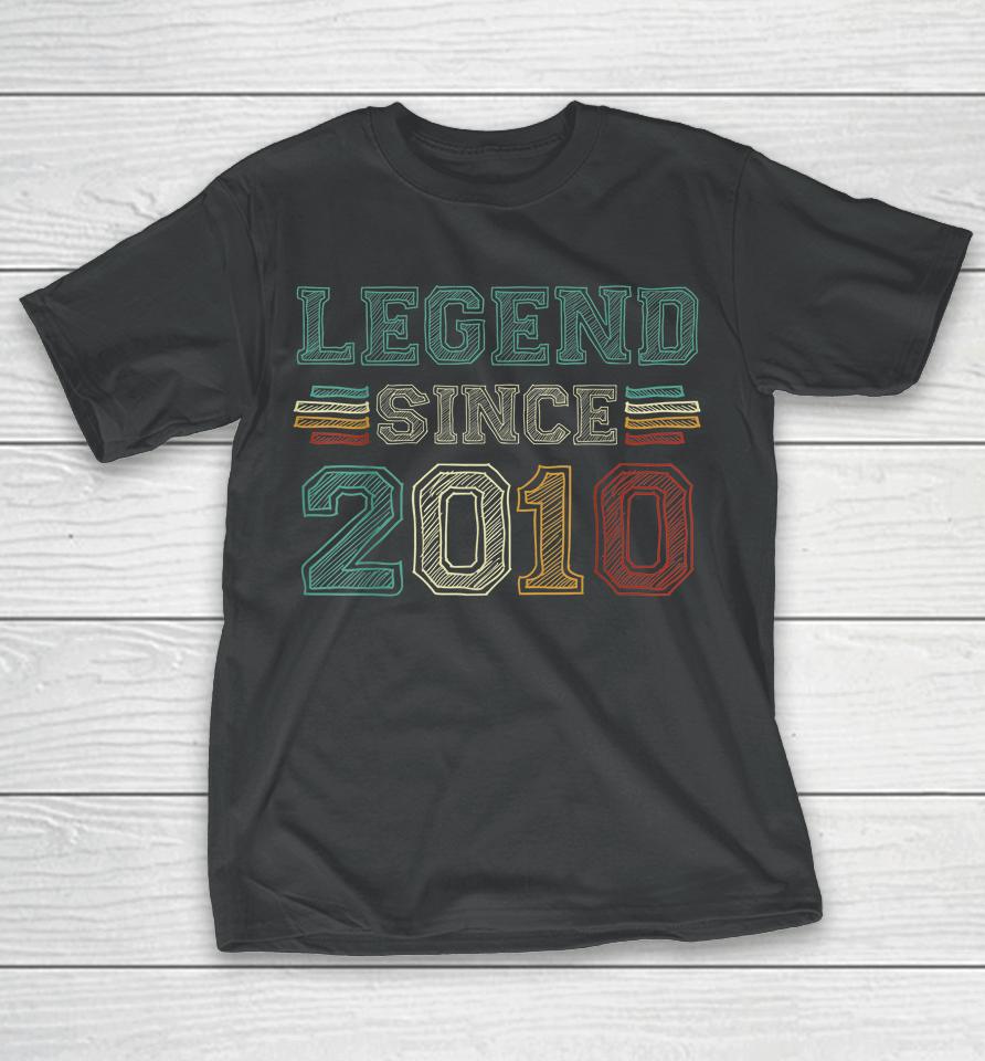 12 Years Old Legend Since 2010 12Th Birthday T-Shirt