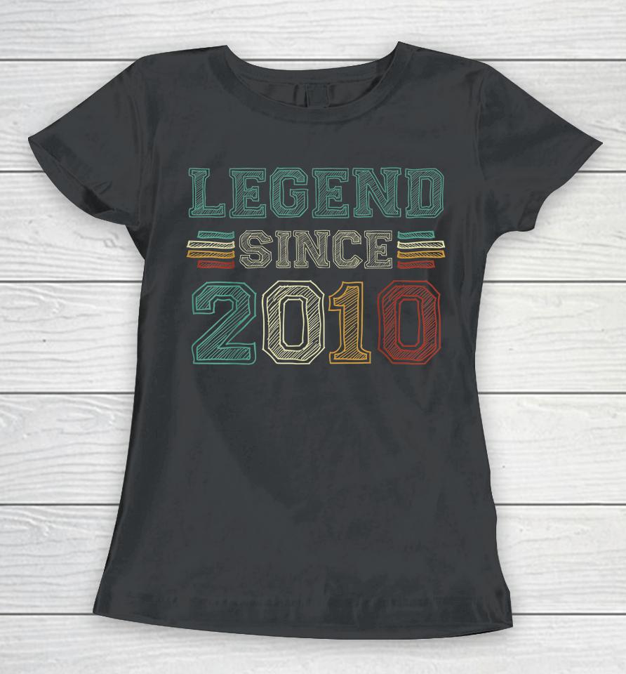 12 Years Old Legend Since 2010 12Th Birthday Women T-Shirt