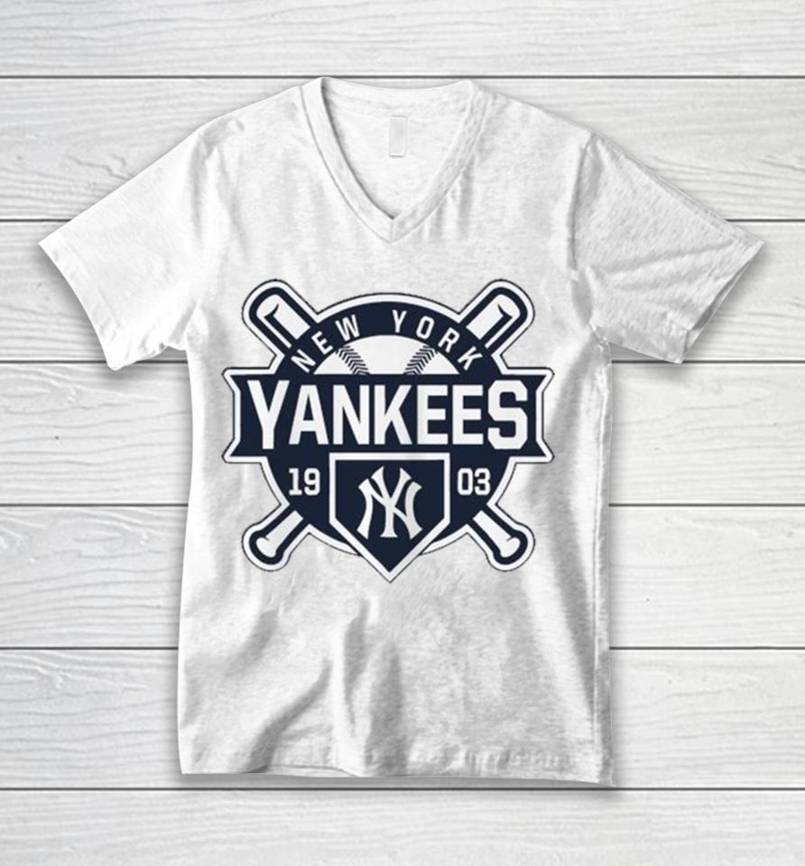 121 Years Yankees Baseball New York Mlb Team Unisex V-Neck T-Shirt